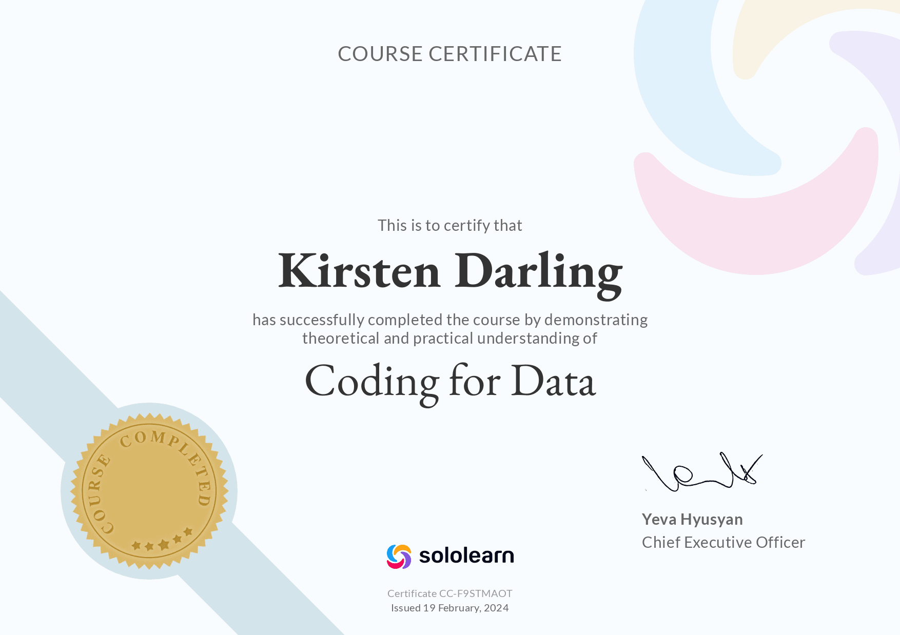 Coding for Data